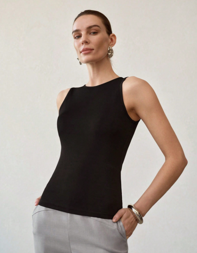 Top tank de polyester